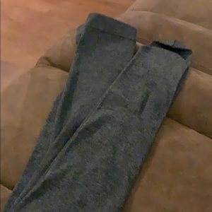 Footed tights. Grey. Never worn. Would be warm.